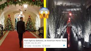 Maybe you would like to learn more about one of these? Hilarious Reactions To Melania Trump S Creepy White House Christmas Decorations Youtube