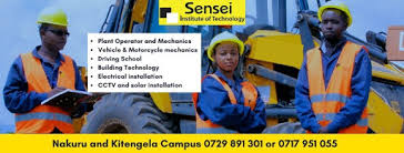 The diploma in mechanical engineering usually takes 2.5 years to complete. Sensei Institute Of Technology Sensei College For Practical Skills Training Like Driving Plant Operator Mechanics Building Technology Campuses In Nakuru Nairobi