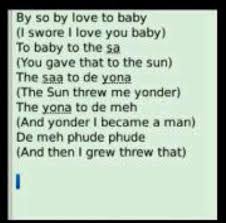 Metro Fm Throwbackthursday Lyrics To Byso I Love U Baby By So By Love To Baby I Swore I Love You Baby To Baby To The Sa You Gave That To