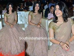 Rashmika Mandanna In A Half Saree At Geetha Govindam Pre Release Event South India Fashion Geetha govindam full movie in hindi dubbed movie 2020 review | vijay deverakonda & rashmika mandanna geetha. rashmika mandanna in a half saree at