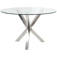 Measuring 29.5 h x 47.5 w x 47.5 d overall, this dining table comfortably seats six. Glass Top Dining Table With Metal Base Ideas On Foter