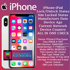 Once i realised, i immediately . Iphone Lock Unlock Carrier Network Icloud Blacklist Fmi Check Any Model 1 50 Picclick Uk