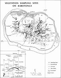 Location map of cook islands. Map Of The Cook Islands And Vegetation Sampling Sites On Rarotonga Download Scientific Diagram