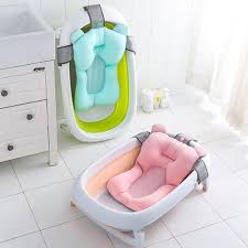 Baby Bath Seat For Sink Baby Bathtub Pillow Non Slip Shower Cushions Soft Comfortable Mat Buy At A Low Prices On Joom E Commerce Platform