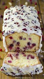 Million dollar pound cake is a buttery, soft vanilla cake that is dense and moist topped with honey buttercream. Christmas Cranberry Pound Cake Christmas Food Desserts Desserts Easy Dessert Recipes Christmas