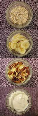 Overnight Oatmeal Porridge Du Lendemain Recette De Petit Dejeuner Farine D Avoine Poridge Recette