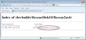 Kaspersky Rescue Disk 10 Part 3 Of 4 Using The Rescue2usb Application Yellow Highlighter