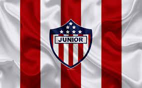 Barranquilla fc played against atlético junior in 2 matches this season. Herunterladen Hintergrundbild Club Deportivo Popular Junior Atletico Junior Fc 4k Logo Kolumbianischen Fussball Club Seide Textur Rot Weisse Fahne Categoria Primera A Barranquilla Kolumbien Fussball Liga Aguila Fur Desktop Kostenlos