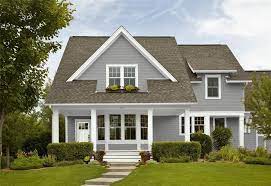 Choose exterior paint colors based on these key colors found on the exterior of your home to choose the perfect complementary exterior home color palette. Great Grays For Exterior Paint Colours The Paint People