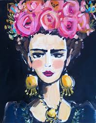 Biografia De Frida Kahlo En Ingles Y Español Frida Retrato Print Grande Frida Frida Art Con Imagenes Frida Art Frida Kahlo Pinturas Produccion Artistica