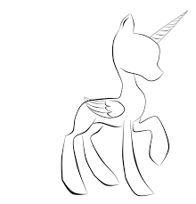 Super coloring free printable coloring pages for kids. Alicorn Coloring Pages