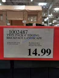 Top 10 best lawn edging reviews (updated list). Costco 1002487 Rubberific Brickface Landscape Edging Tag Costcochaser