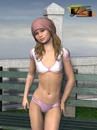 Sexy, cool chick at the park - 3D Girls Gallery | OpenSea