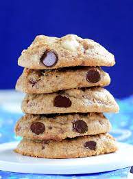Soft vegan sugar cookies that hold their cookie cutter shapes! The Best Healthy Chocolate Chip Cookies