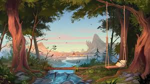 If you're looking for the best fantasy landscape wallpaper 1920x1080 then wallpapertag is the place to be. Download 1920x1080 River Swing Trees Fantasy Landscape Wallpapers For Widescreen Wallpapermaiden