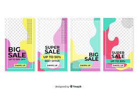 Download Colorful Abstract Sale Instagram Stories For Free Instagram Story Instagram Vector Free