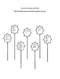 This worksheet was inspired by positive psychology, but also has elements of narrative and art therapies. Positive Self Talk Vs Negative Self Talk By The Innovative Counselor
