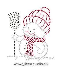 Schneemann Zum Aufbugeln Fadenkunst Muster Schneemann Nahen Auf Papier