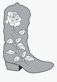 Colored rubber boot with flowers inside on a colored background. Cowboy Boot Rose Cowboy Boot Free Transparent Clipart Clipartkey