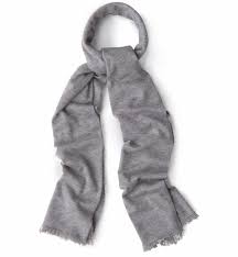 Knit scarf scarves for boys. Light Grey Italian Cashmere Knit Scarf By Proper Cloth