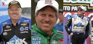 John Force is an American drag racer, funny car driver, and car owner. He  has won the National Hot Rod Association (NHRA) championship 16 times.