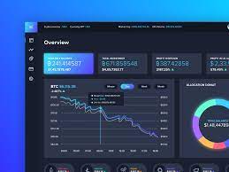 Cryptocurrency Dashboard Dark Version Cryptocurrency Bitcoin Dashboard