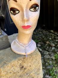 Pink Choker Necklace, Crystal Lace Rhinestone Costume Jewelry, Bohemian