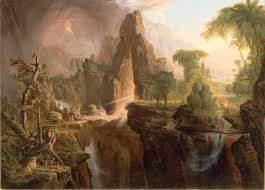 Thomas Cole Museum Of Fine Arts Boston 47 1188 Title Expulsion From The Garden Of Eden Date 1828 Materia Obras De Arte Pinturas Clasicas Arte Fantasia