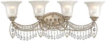 Luxury lowes light fixtures clearance lowes crystal chandeliers unleashemotion lowes crystal ideas source:ulrikamusic.com. Antique Silver And Crystal 32 Bath Light 55downingstreet Com Vintage Bathroom Lighting Traditional Bathroom Lighting Bathroom Lighting