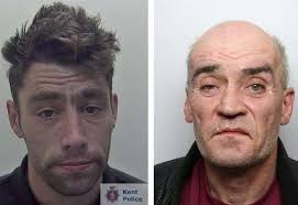 The criminals including arsonists, banned drivers, drug dealers, thugs and  sex offenders who were locked up in Kent in October