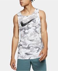 Black And White Striped Tank Top Mens Nike Men Dri Fit Camo Training Tank Top Training Tank Tops Nike Clothes Mens Training Tank