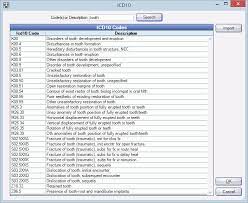 Each chapter is identified by a chapter number and description. Open Dental Software Icd 10 Codes