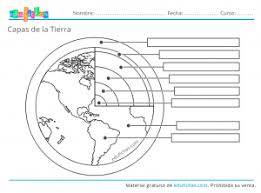 Colorear dibujos recursos escolares e infantiles dibujos para colorear. Capas De La Tierra Para Ninos Infografia Ejercicios En Pdf