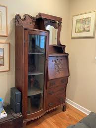 Ending jun 3 at 8:22pm pdt. Antique Victorian Oak Furniture Secretary Desk Bookcase Cabinet C 1900 Estatesales Org
