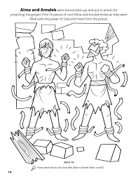 This coloring page features this moment and was designed to help families share this special story with each other. Scripture Stories Coloring Book Book Of Mormon