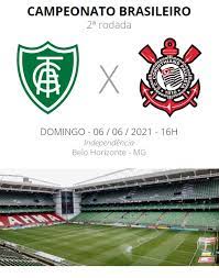 Match ends, américa mineiro 0, corinthians 1. America Mg X Corinthians Veja Onde Assistir Escalacoes Desfalques E Arbitragem Brasileirao Serie A Ge