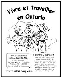 Pdf Vivre Et Travailler En Ontario Cahiers D Activites N G Etude Sociale Comprehension De Lecture Ontario