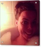 Bubble Baths Make Me Happy Photograph by Leeanna Williams