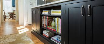 black painted kitchen cabinets