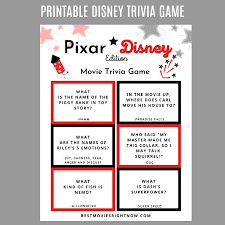 Put your game face on and play away! Disney Trivia Disney Pixar Best Movies Right Now
