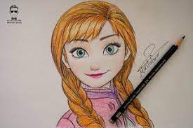 تعلم رسم وجه اميرة ديزني من فيلم frozen http ift tt 2uvidjp تعلم الرسم بألوان خشب دورة الرسم بالألوان الخشب شرح طريقة cool drawings color pencil art drawings
