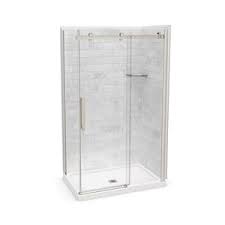 Whether its a medical necessity, for reasons of safety against fall protection or for luxury, we're here to share a beautiful assortment of shower stalls with seat ideas that offer a great look to a bathroom! Shower Stalls And Kits Showers Rona