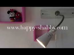 Genial Genialer Ikea Kvart Hack Tischlampe Zur Wandlampe Leselampe Diy Shabby Chic Look Youtube Shabby Chic Dekoration Shabby Tischlampen