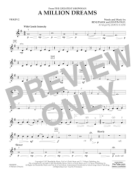 A Million Dreams From The Greatest Showman Arr James Kazik Violin 2 Sheet Music To Download