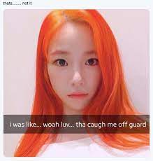 Orange Hair variant | I Was Like...Woah Luv | Know Your Meme