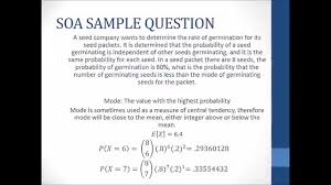 Essentials Of Exam P Binomial Distribution Youtube