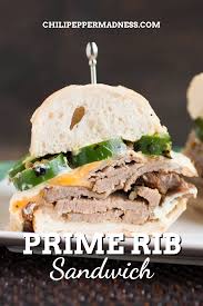 Thin slices of leftover prime rib would be delicious over rice noodles in broth. Prime Rib Sandwich Leftover Prime Rib Recipes Rib Sandwich Prime Rib Sandwich