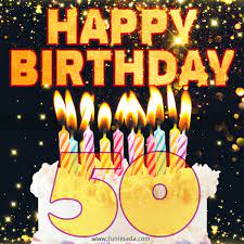 See more ideas about happy birthday, birthday gif, birthday wishes. Happy 50th Birthday Animated Gifs Download On Funimada Com