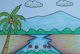 Nyatanya, masih banyak lho gambar pemandangan lain yang hamparan pasir pantai, deburan ombak, burung yang terbang di sekitar pantai, serta panorama sunset dan sunrise merupakan contoh konkrit dari. Detail Gambar 100 Gambar Pemandangan Alam Pantai Gunung Laut Dll