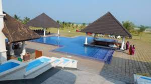 The View From The Bar Business Center Of The Swimming Pool The Pristine Beach Beyond Is A Real Visual Treat At Le Pondy Beach Resorts Pool Swimming Pools